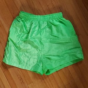 Vintage Neon Green Shorts